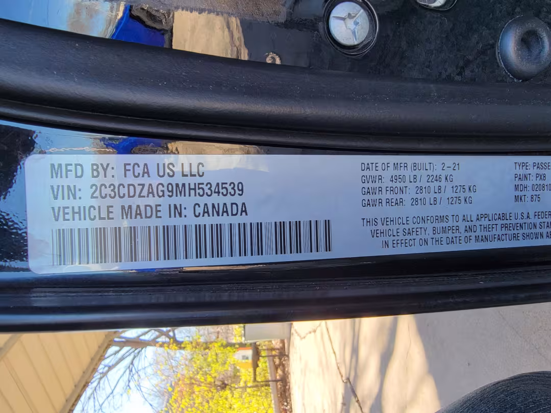 2021 Dodge Challenger - 2C3CDZAG9MH534539 - Image #26